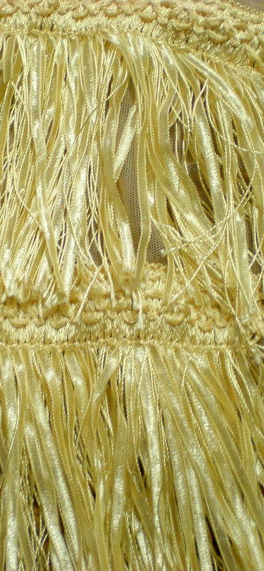 4.Taupe Fringe Fabric
